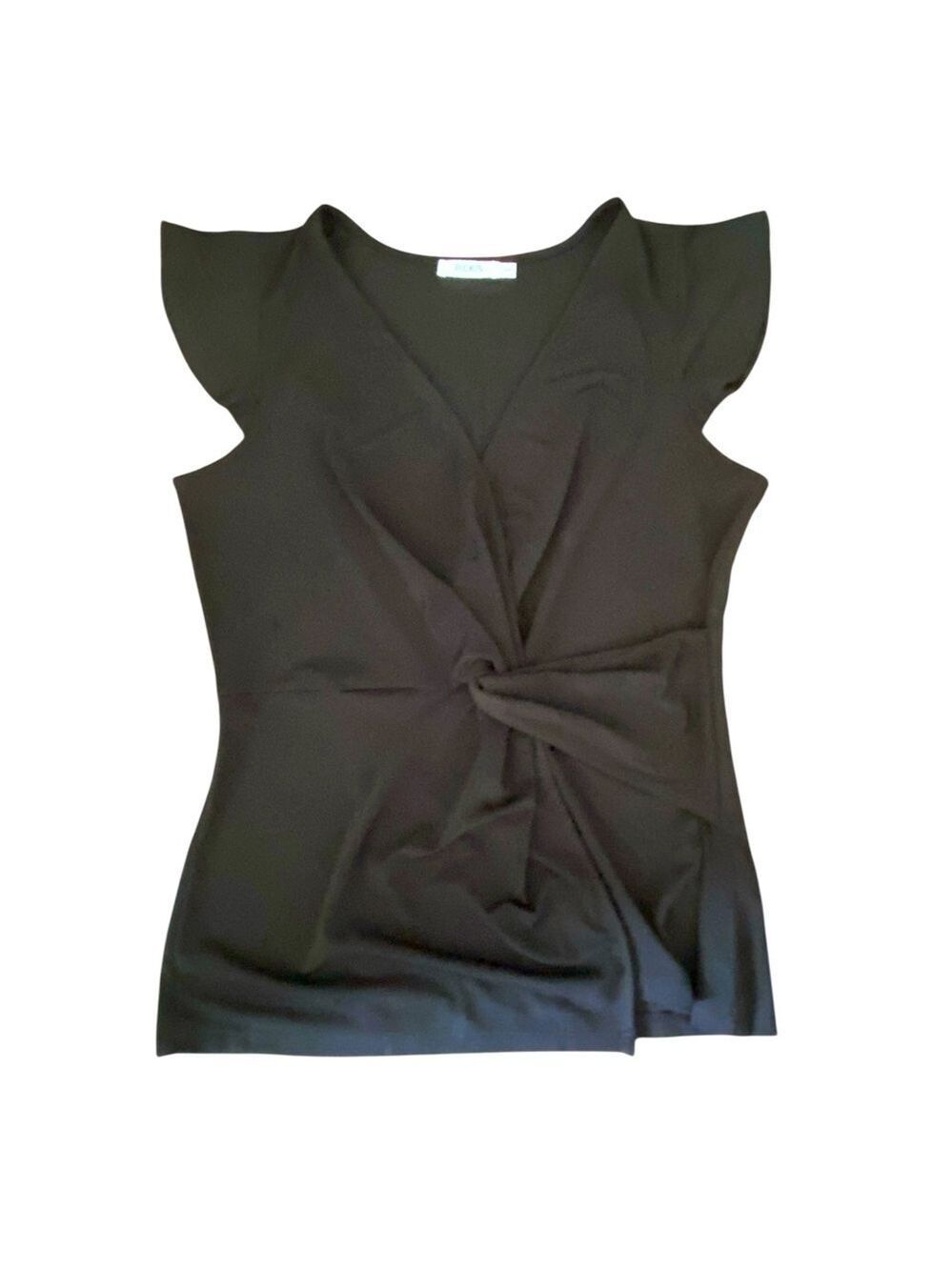 Ricki's Black Knotted Blouse Size Small